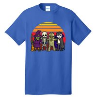 Witch Skeleton Mummy Vampire Retro Halloween Gift Tall T-Shirt