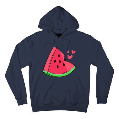 Watermelon Slice Melon Summer Vacation Season Fruit Lovers Hoodie