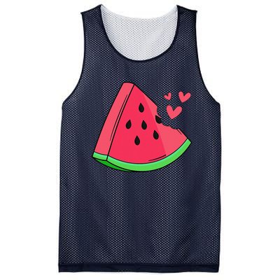 Watermelon Slice Melon Summer Vacation Season Fruit Lovers Mesh Reversible Basketball Jersey Tank