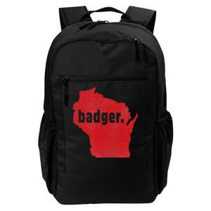 Wisconsin State Nickname Badger Daily Commute Backpack