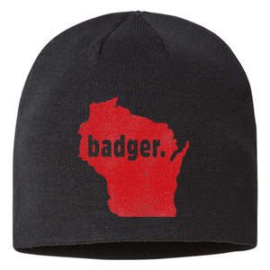 Wisconsin State Nickname Badger Sustainable Beanie