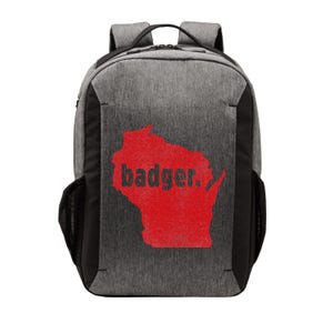 Wisconsin State Nickname Badger Vector Backpack