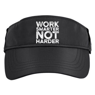 Work Smarter Not Harder Motivational Apparel Adult Drive Performance Visor