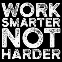 Work Smarter Not Harder Motivational Apparel Toddler T-Shirt
