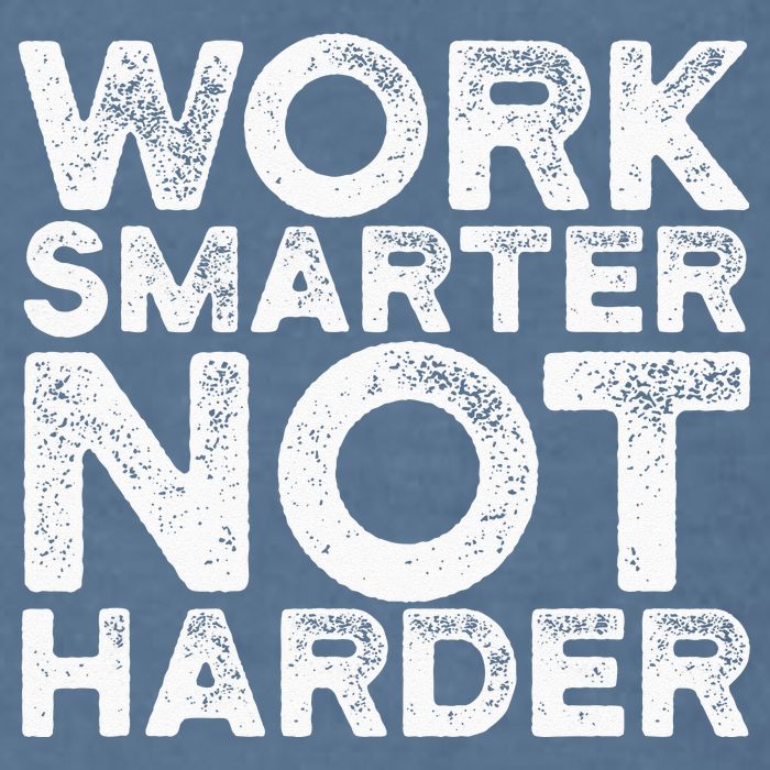 Work Smarter Not Harder Motivational Apparel Garment-Dyed Sweatshirt