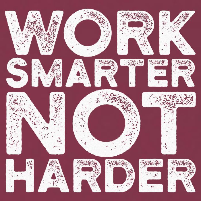 Work Smarter Not Harder Motivational Apparel 16oz Travel Tumbler