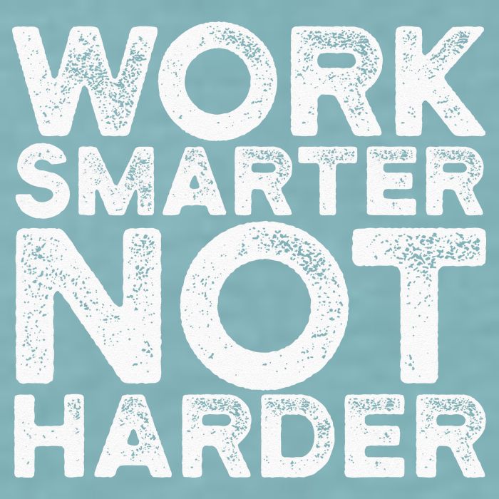 Work Smarter Not Harder Motivational Apparel Sueded Cloud Jersey T-Shirt