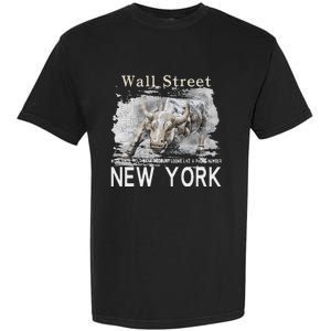 Wall Street New York Work Until Your Bank Account Looks Like Garment-Dyed Heavyweight T-Shirt