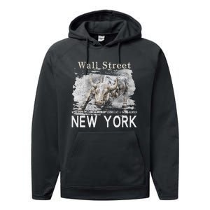 Wall Street New York Work Until Your Bank Account Looks Like Performance Fleece Hoodie