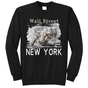 Wall Street New York Work Until Your Bank Account Looks Like Sweatshirt