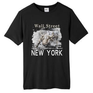 Wall Street New York Work Until Your Bank Account Looks Like Tall Fusion ChromaSoft Performance T-Shirt