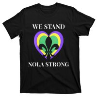 We Stand Nola Strong New Orleans Vneck T-Shirt