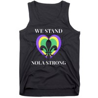 We Stand Nola Strong New Orleans Vneck Tank Top