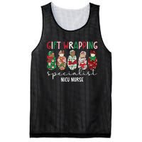 Wrapping Specialist Nicu Nurse Christmas Nicu Nursing Xmas Mesh Reversible Basketball Jersey Tank