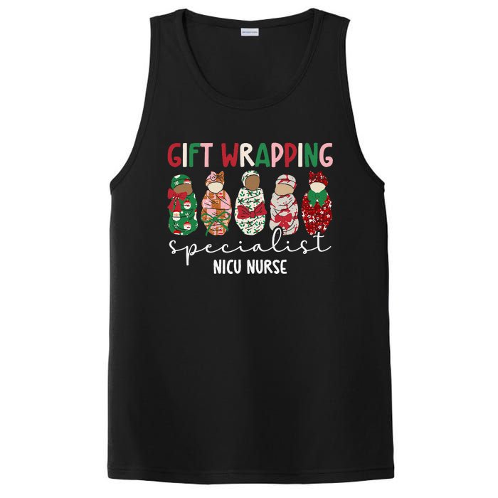 Wrapping Specialist Nicu Nurse Christmas Nicu Nursing Xmas PosiCharge Competitor Tank