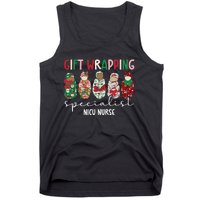 Wrapping Specialist Nicu Nurse Christmas Nicu Nursing Xmas Tank Top