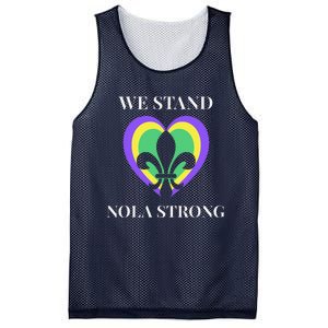 We Stand Nola Strong New Orleans Mesh Reversible Basketball Jersey Tank