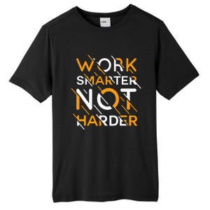 Work Smarter Not Harder Tall Fusion ChromaSoft Performance T-Shirt