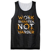 Work Smarter Not Harder Mesh Reversible Basketball Jersey Tank