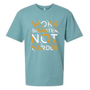 Work Smarter Not Harder Sueded Cloud Jersey T-Shirt