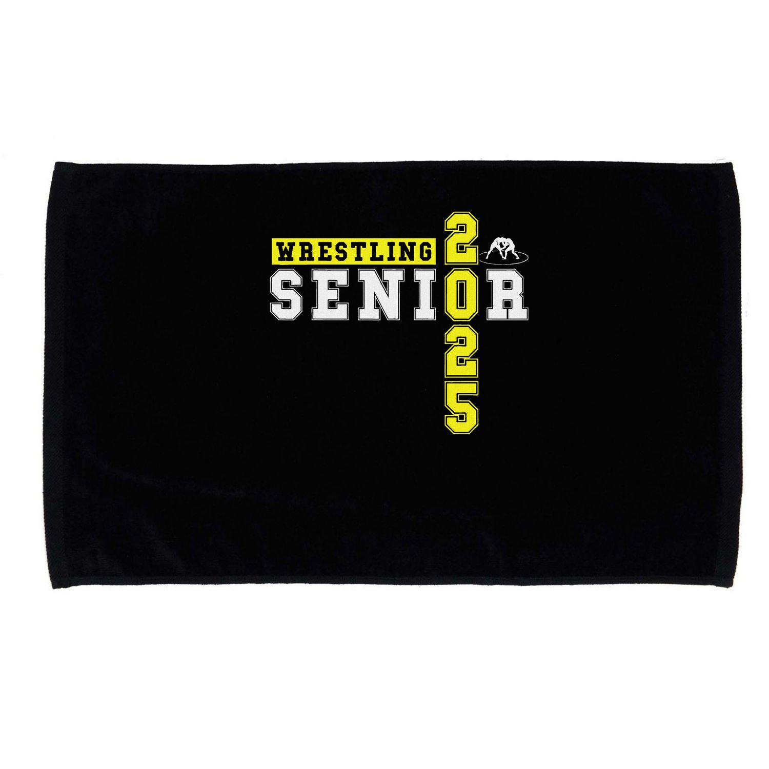 Wrestling Senior Night Wrestling Senior 2025 Graduation 22 Microfiber Hand Towel