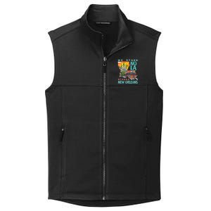 We Stand Nola Strong New Orleans Traveling Lovers Apparel Collective Smooth Fleece Vest