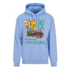 We Stand Nola Strong New Orleans Traveling Lovers Apparel Unisex Surf Hoodie