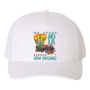 We Stand Nola Strong New Orleans Traveling Lovers Apparel Yupoong Adult 5-Panel Trucker Hat