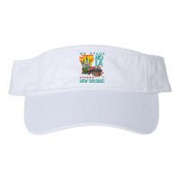 We Stand Nola Strong New Orleans Traveling Lovers Apparel Valucap Bio-Washed Visor