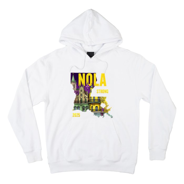 We Stand Nola Strong New Orleans Traveling Lovers Costume Hoodie