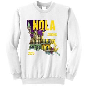 We Stand Nola Strong New Orleans Traveling Lovers Costume Sweatshirt