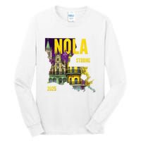 We Stand Nola Strong New Orleans Traveling Lovers Costume Tall Long Sleeve T-Shirt