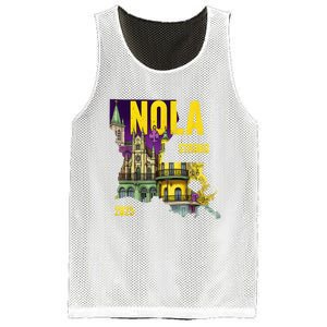 We Stand Nola Strong New Orleans Traveling Lovers Costume Mesh Reversible Basketball Jersey Tank