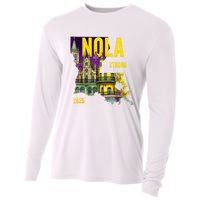 We Stand Nola Strong New Orleans Traveling Lovers Costume Cooling Performance Long Sleeve Crew