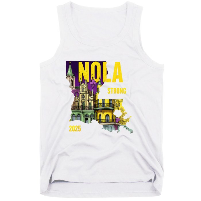 We Stand Nola Strong New Orleans Traveling Lovers Costume Tank Top