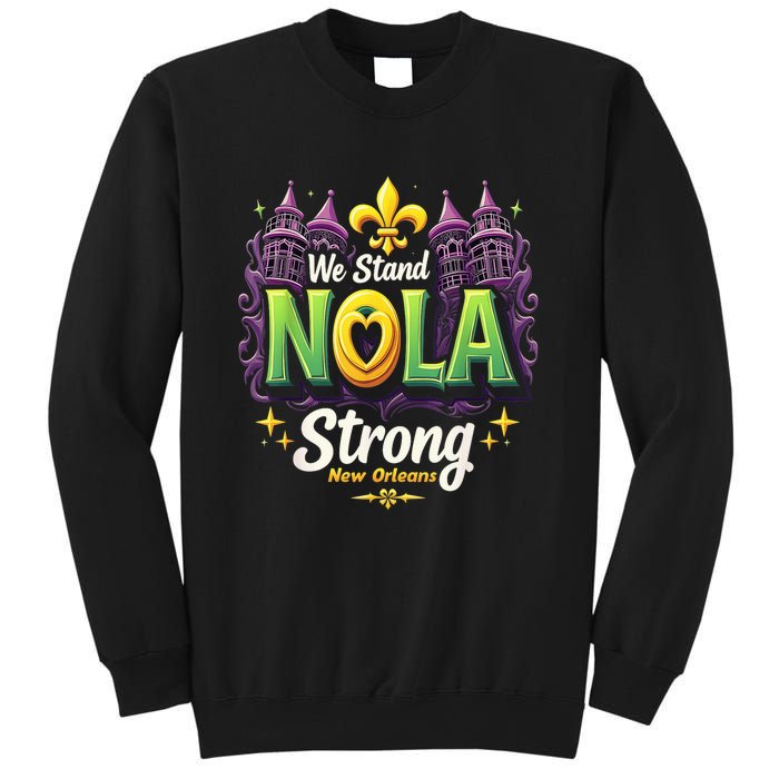 We Stand Nola Strong New Orleans Traveling Lovers Costume Sweatshirt