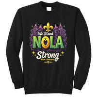 We Stand Nola Strong New Orleans Traveling Lovers Costume Tall Sweatshirt