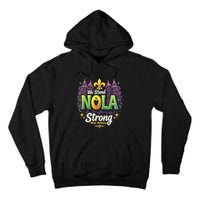 We Stand Nola Strong New Orleans Traveling Lovers Costume Tall Hoodie