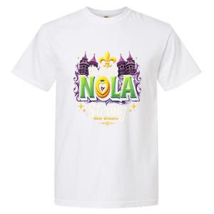 We Stand Nola Strong New Orleans Traveling Lovers Costume Garment-Dyed Heavyweight T-Shirt