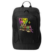 We Stand Nola Strong New Orleans Traveling Lovers Design City Backpack