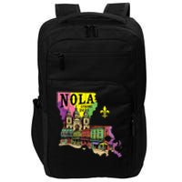 We Stand Nola Strong New Orleans Traveling Lovers Design Impact Tech Backpack