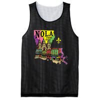 We Stand Nola Strong New Orleans Traveling Lovers Design Mesh Reversible Basketball Jersey Tank