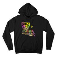 We Stand Nola Strong New Orleans Traveling Lovers Design Tall Hoodie