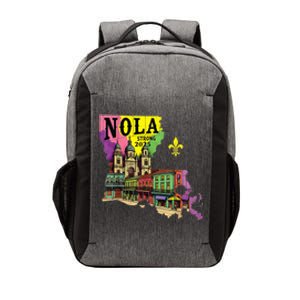 We Stand Nola Strong New Orleans Traveling Lovers Design Vector Backpack