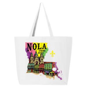 We Stand Nola Strong New Orleans Traveling Lovers Design 25L Jumbo Tote