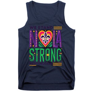 We Stand Nola Strong Nola Strong Support New Orleans Tank Top