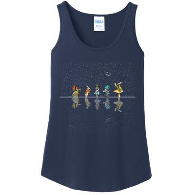 Wonderland Starry Night Alice In Wonderland Ladies Essential Tank