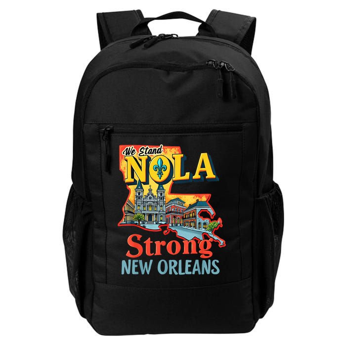 We Stand Nola Strong New Orleans Traveling Lovers Graphic Backpack