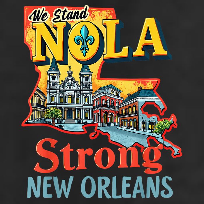We Stand Nola Strong New Orleans Traveling Lovers Graphic 11oz C Handle Ceramic Mug