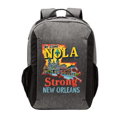 We Stand Nola Strong New Orleans Traveling Lovers Graphic Vector Backpack